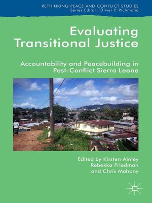 cover image of Evaluating Transitional Justice